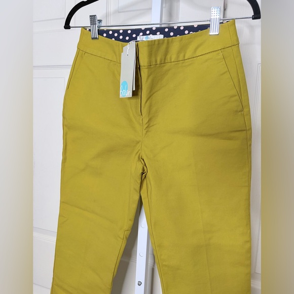Boden Women’s Mustard Pants Size 2R New A34 - Picture 4 of 12